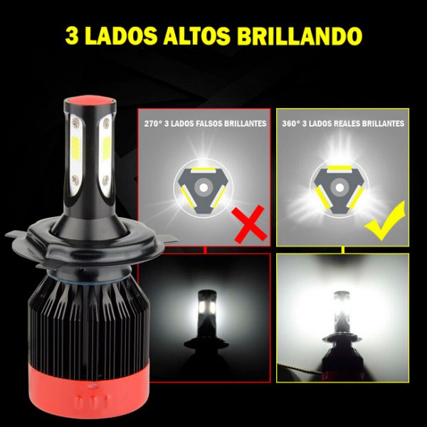 Foco Led K2 H11 9.000LM Chip Led Cob NAOEVO – MERCOMAX